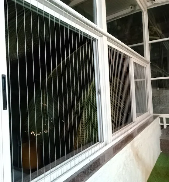 invisible-grills-balcony in Hyderabad